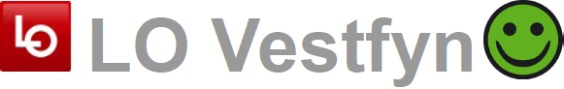 LO Vestfyn logo, med glad smiley